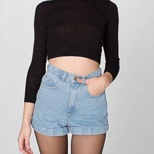American Apparel High Waisted Shorts